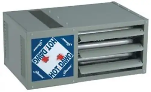 Hot Dawg 125000 BTU Propane Gas Garage Ceiling Mount Heater Residential Garage