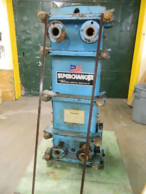 SUPERCHANGER PLATE HEAT EXCHANGER UX-216-HJ-20 16 X 49 20 PLATES 72.7 SQ FT