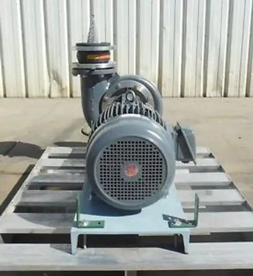 VERTIFLO 1424 6x6x10 316SS HORIZONTAL PROCESS CHEMICAL END SUCTION PUMP