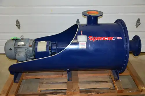 Spencer GS-24205 Four Bearing Overhung 7.5 HP Multistage Centrifugal Blower NOS
