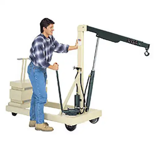 BeechA¬Æ Reversed Telescopic Boom Floor Crane B-500CW 500 Lb. Capacity