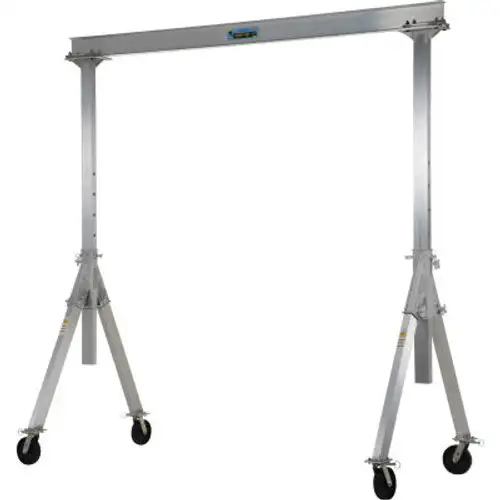 Aluminum Gantry Crane AHA-2-12-12 Adjustable Height - 2 000 lb. Capacity