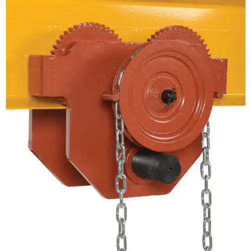 Geared Eye Adjustable Manual Trolley E-MT-8-C 8000 Lb. Capacity