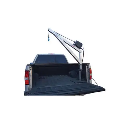 Spitzlift LEBS15-4 Pickup Truck 12V DC Crane | 20' Strap Mount & Pivot Base