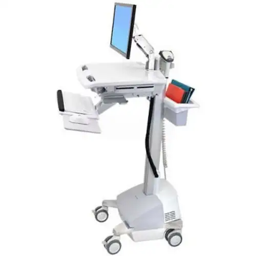 Ergotron ¬Æ SV42-6201-1 StyleView ¬Æ Medical Cart with LCD Arm SLA Powered