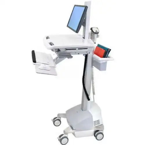 Ergotron ¬Æ SV42-6301-1 StyleView ¬Æ Medical Cart with LCD Pivot SLA Powered