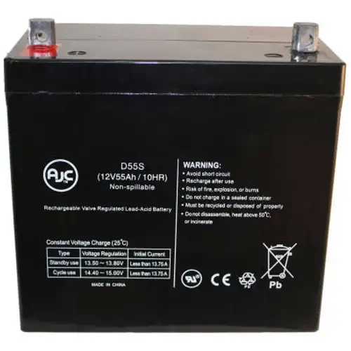 AJC- Golden Technology Avenger 4-Wheel 12V 55Ah Wheelchair Battery
