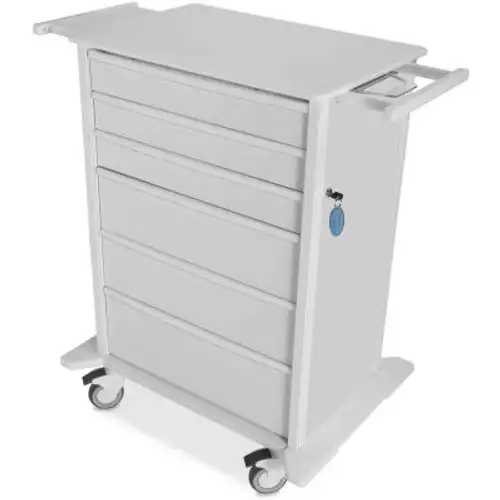 TrippNT-51464 Element 02 Medical Procedure Cart 32"W x 24"D x 43"H White