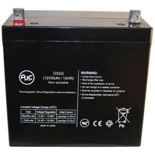 AJC- Kinetik HC1400 12V 55Ah Sealed Lead Acid Battery