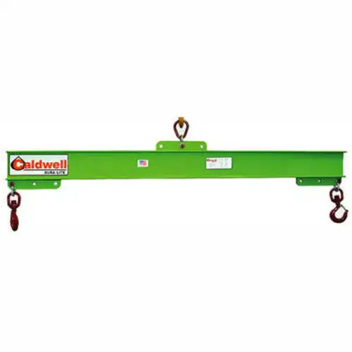 Caldwell 416-2-2 Composite Adjustable Spreader Lifting Beam 2 Ton Capacity 2' Hook Spread