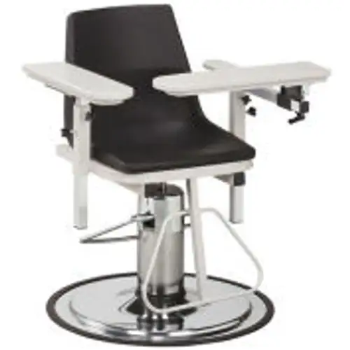 Clinton-6330-P H-Series E-Z-Clean Blood Drawing Chair with ClintonClean Arms