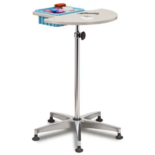 Clinton-6950 Half Round Stationary ClintonClean-Phlebotomy Stand