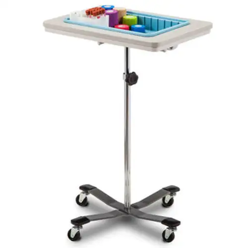 Clinton-6901 One-Bin Mobile Phlebotomy Stand