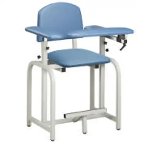 Clinton-66011 Lab X Series Extra-Tall Blood Drawing Chair with Padded Arms