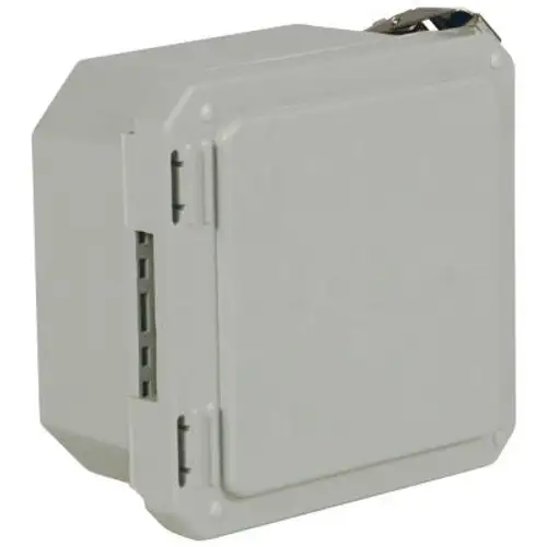 Hubbell-Wiegmann HW-100806CHQR Prem Series Non-Metallic Opaque Hinged w/2 Pull Latches Gray
