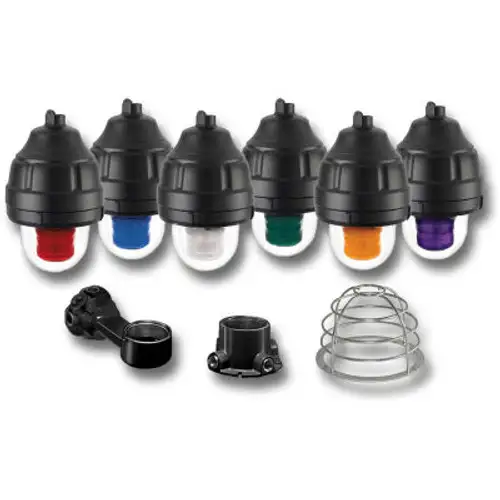 Federal Signal 27Xst-024R-Mod Explosion-Proof Strobe Unit Only Without Mount- 24Vdc Red
