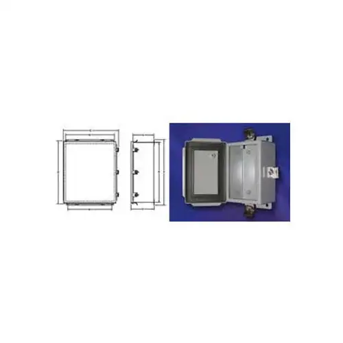Bud SN-3707 SN-Series NEMA Sheet Metal 16.00" L x 14.00" W x 6.00" H