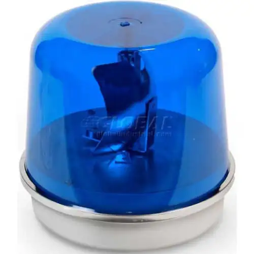 Edwards Signaling 58B-N5-100Wh Rotating Beacon 100Wh Blue 120V Ac
