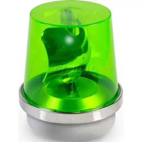 Edwards Signaling 52G-N5-40Wh Rotating Beacon Green 120V Ac