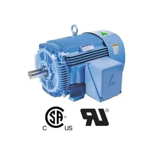 Hyundai PEM Motor HHI75-18-365T-F2 TEFC Rigid 3 PH F2 Mt. 365T 75 HP 1800 RPM 85.1 FLA