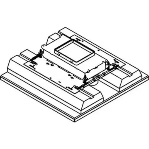 Wiremold RFB2S-FC Floor 2-Gang Recessed Floor Fire Classified
