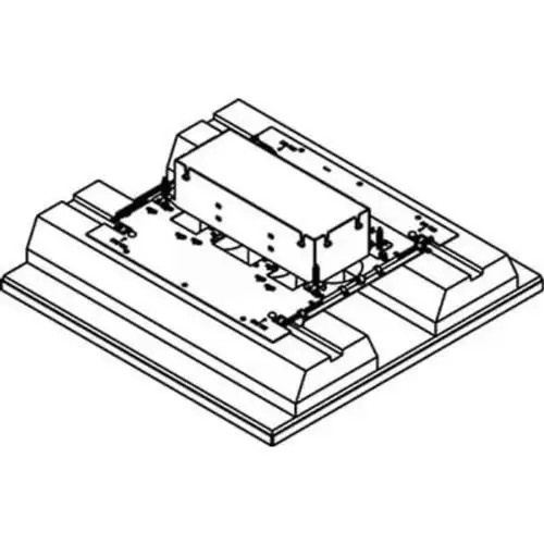 Wiremold 8803S-FC Floor 3-Gang Floor Fire Classified Flush