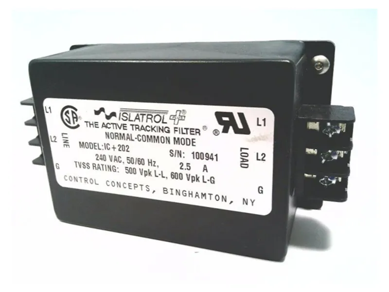 Bộ lọc nhiễu RFI/EFI/EMI IC+202 của CONTROL CONCEPTS