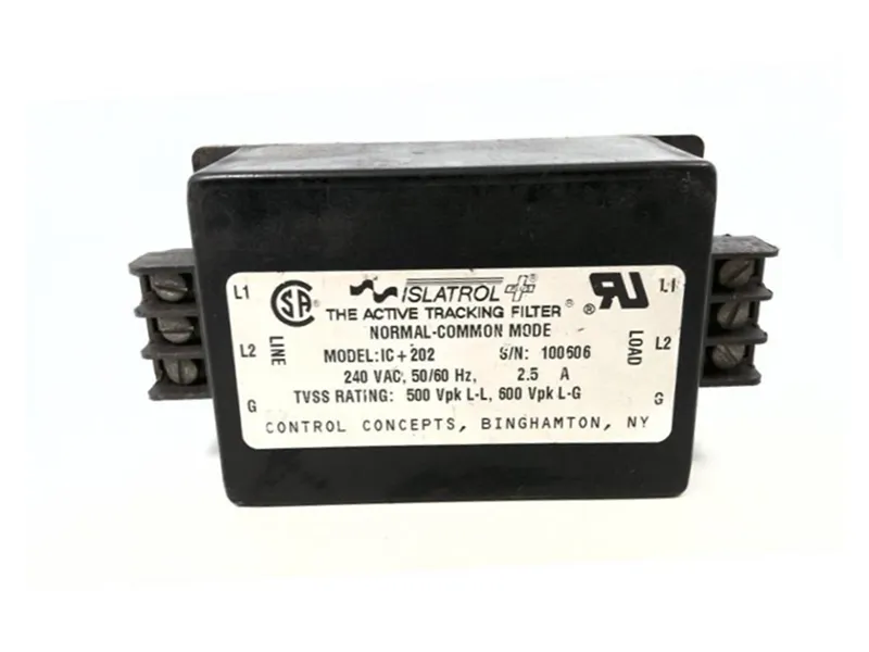 Bộ lọc nhiễu RFI/EFI/EMI IC+202 của CONTROL CONCEPTS