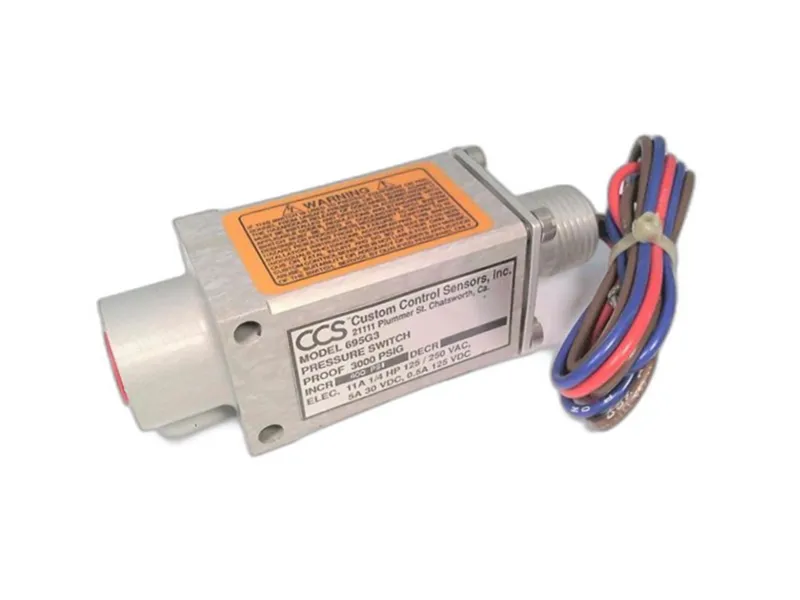 Interruttore di pressione 695G3 di CUSTOM CONTROL SENSORS
