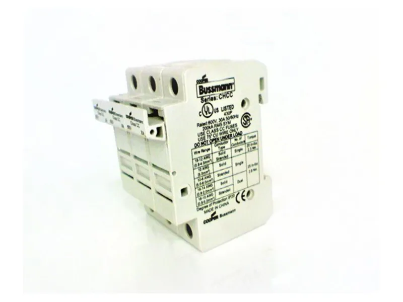 BUSSMANN CHCC3DU 保險絲座