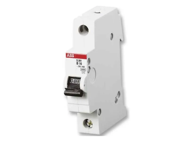 ABB S201MC16 DIN rayılı devre kesici