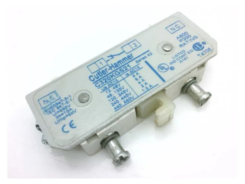 C320KGS21 Auxiliary Contact by EATON CORPORATION