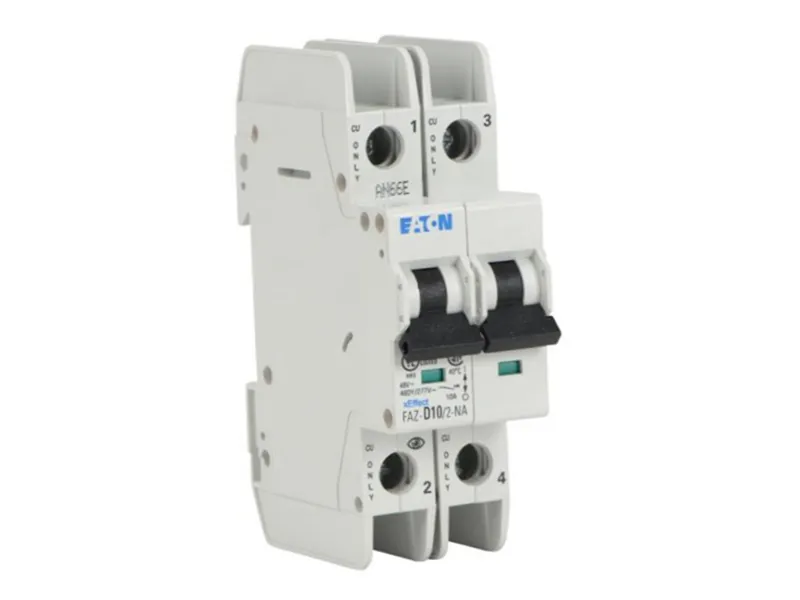 FAZ-D10/2-NA Din Rail Mount Circuit Breaker by EATON CORPORATION