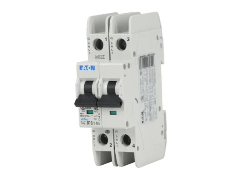 FAZ-D10/2-NA Din Rail Mount Circuit Breaker by EATON CORPORATION