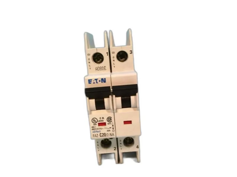 EATON CORPORATION FAZ-C20/2-NA วงจรเบรกเกอร์ติดตั้งบนราง DIN