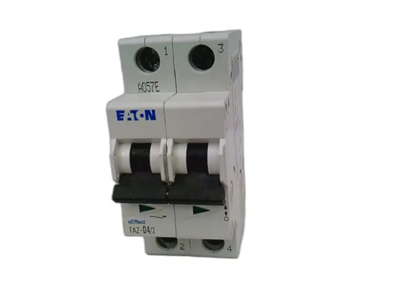 FAZ-D4/2 Din Rail Mount Circuit Breaker by EATON CORPORATION