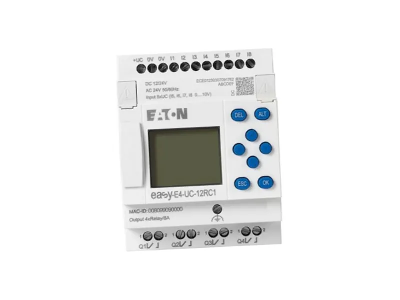 MOELLER ELECTRIC生產的EASY-E4-UC-12RC1 PLC模組/機架