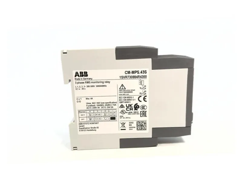รีเลย์เฟส/แรงดันหาย ABB ASEA BROWN BOVERI 1SVR730884R4300