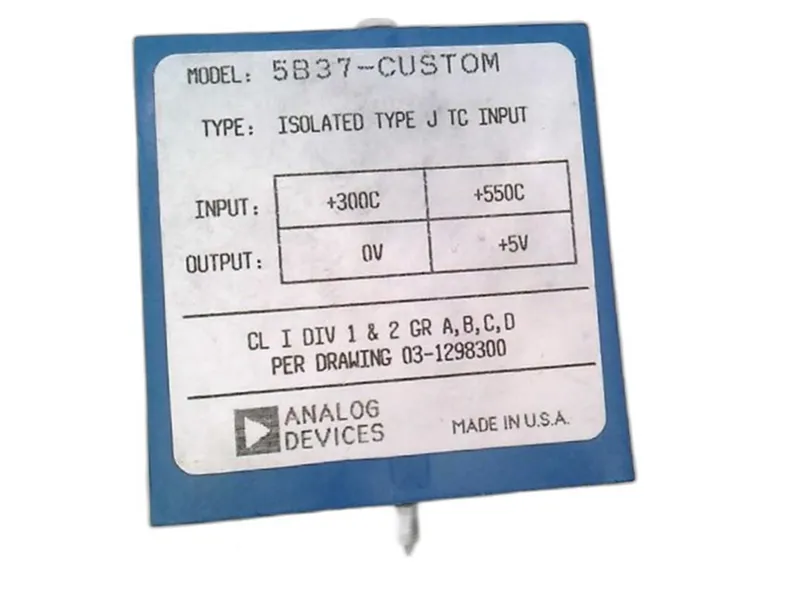 Bảng PLC/add-on 5B37 của ANALOG DEVICES