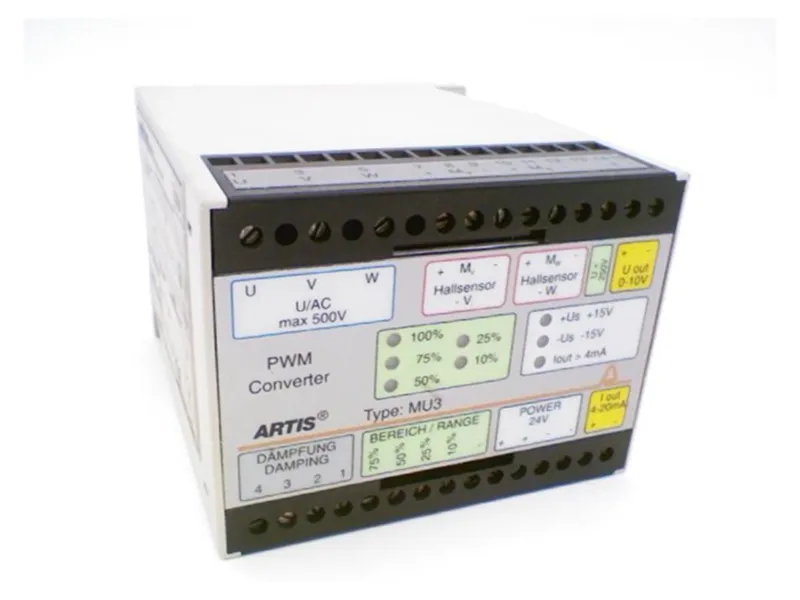 ARTIS MU3 Spanning/Stroom transducer