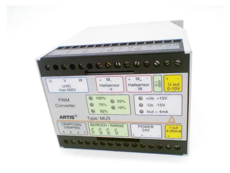ARTIS MU3 Spanning/Stroom transducer