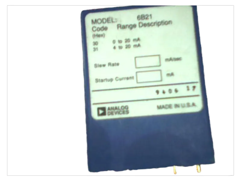 Mô-đun/Thiết bị PLC 6B21 của ANALOG DEVICES