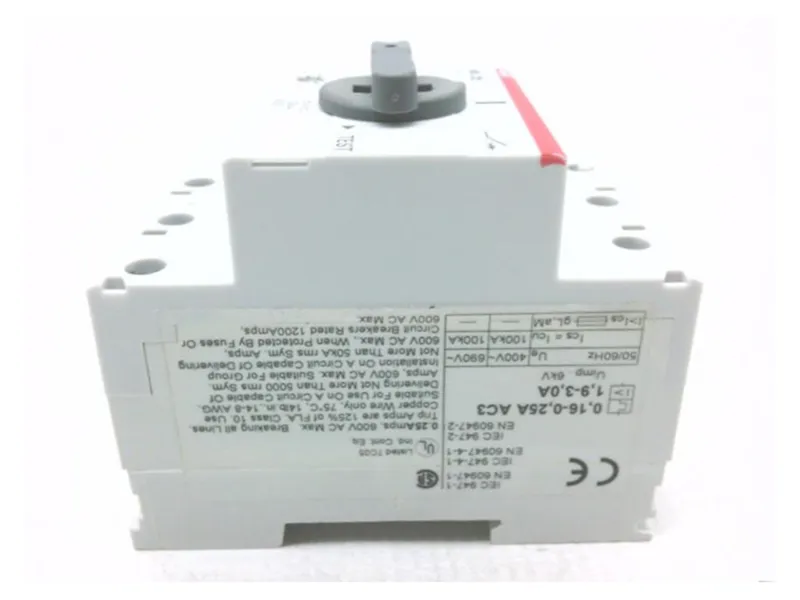 ABB MS325-0.25 手動電機啟動器