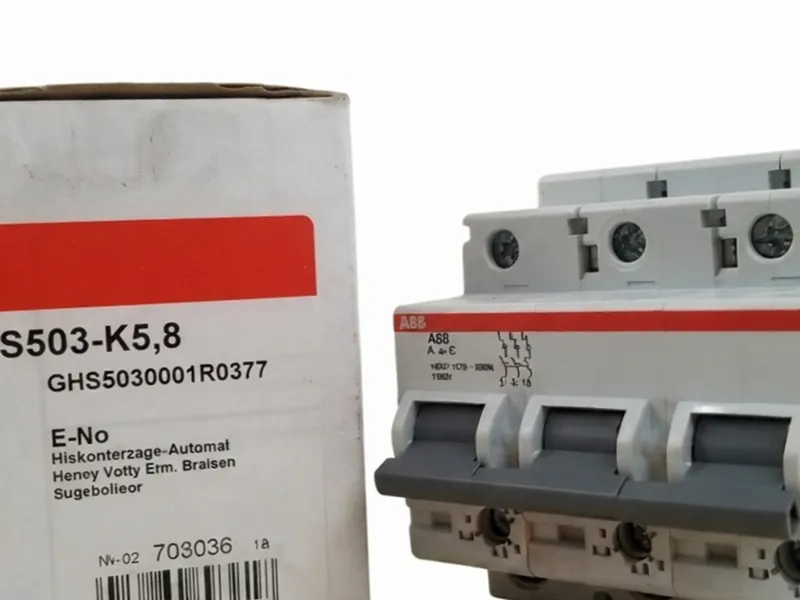 ABB ASEA BROWN BOVERI S503-K5.8 導軌式斷路器