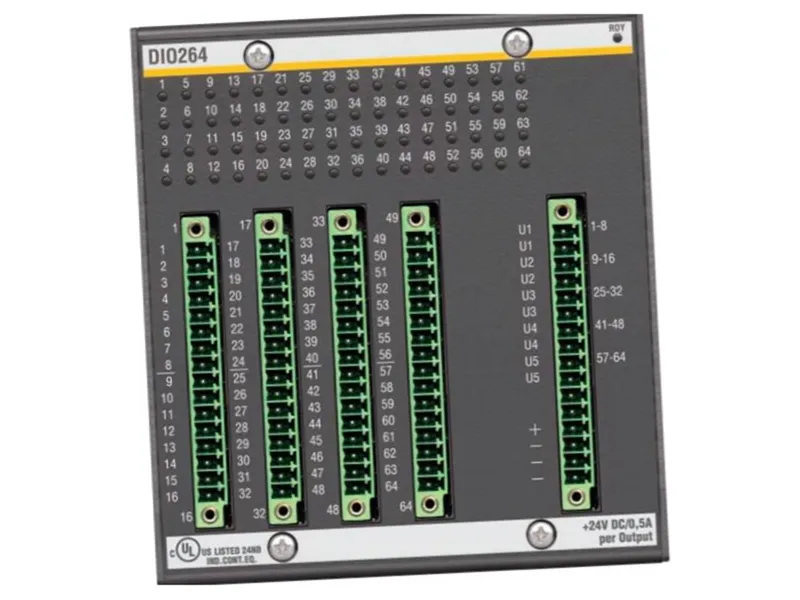 Logický I/O modul VDC DIO264 od BACHMANN ELECTRONIC