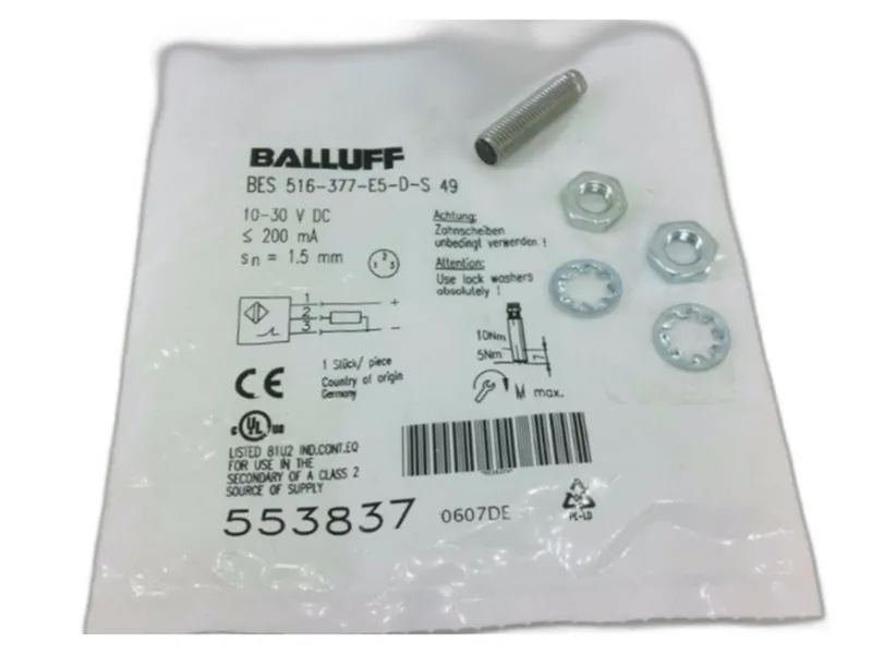 Công tắc tiệm cận BALLUFF BES516-377-E5-D-S49