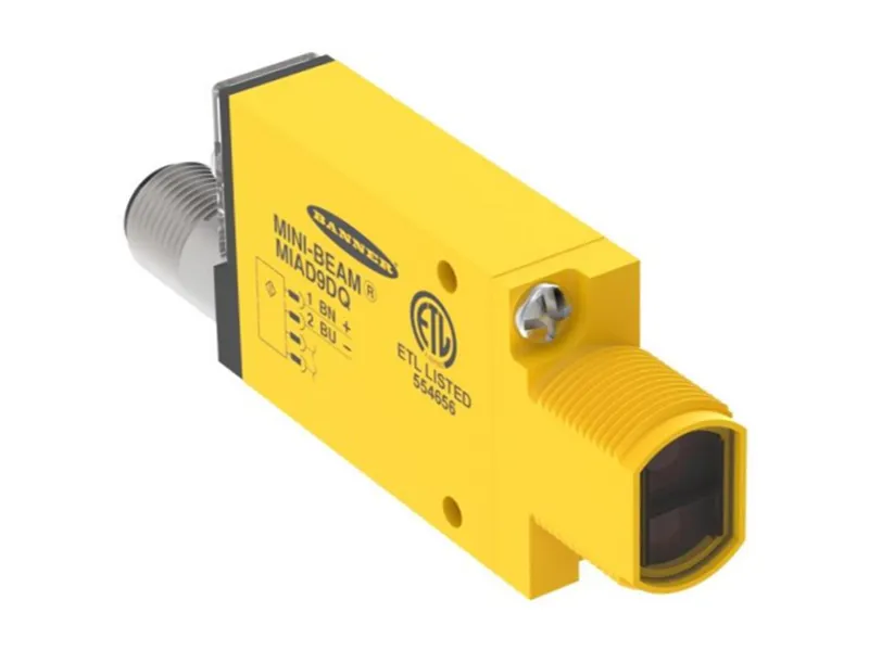 MIAD9DQ Photoelectric Sensor by BANNER ENGINEERING