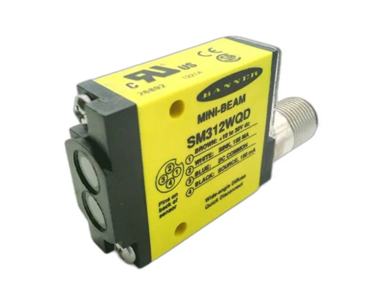 BANNER ENGINEERING SM312WQD 光電感測器