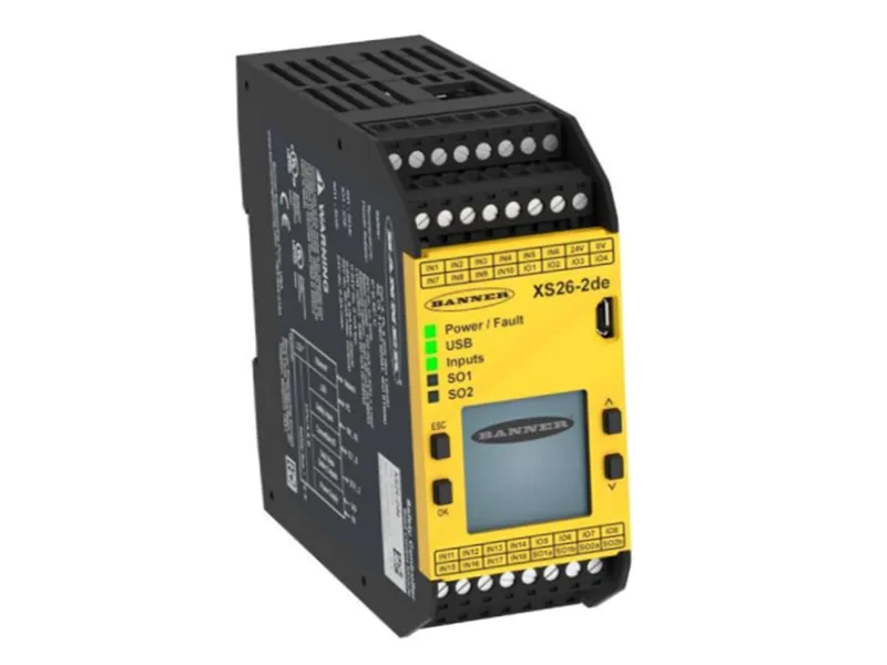 XS26-2DE Safety Controller by BANNER ENGINEERING