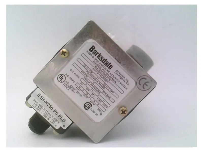 Công tắc áp suất BARKSDALE E1H-H250-P6-PLS